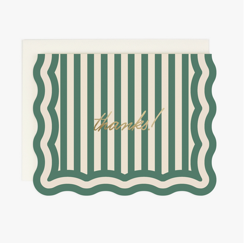 Thanks! Striped - Boxed set of 8