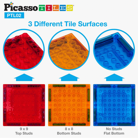 Picasso Tiles 12 Piece Brick-Tiles