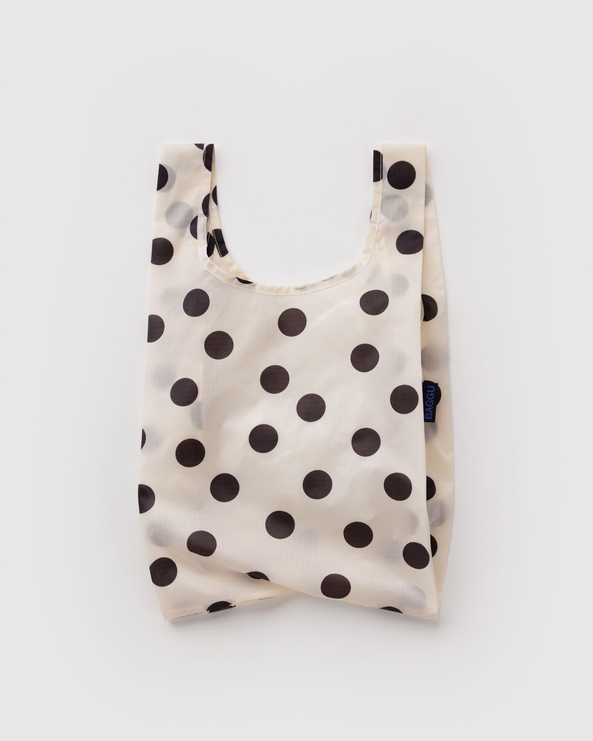 Baby Baggu - Cream and Black Polka Dot