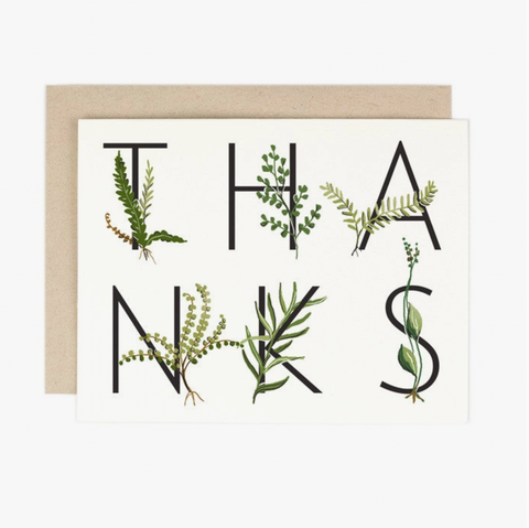 Fern Thanks - Boxed set of 8