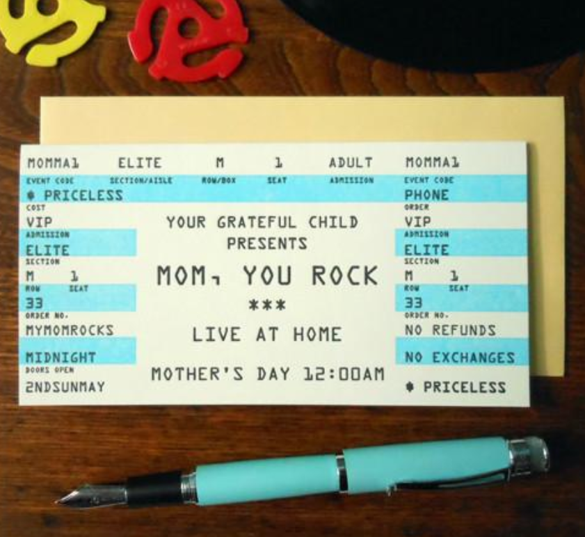 Mom Rock Ticket