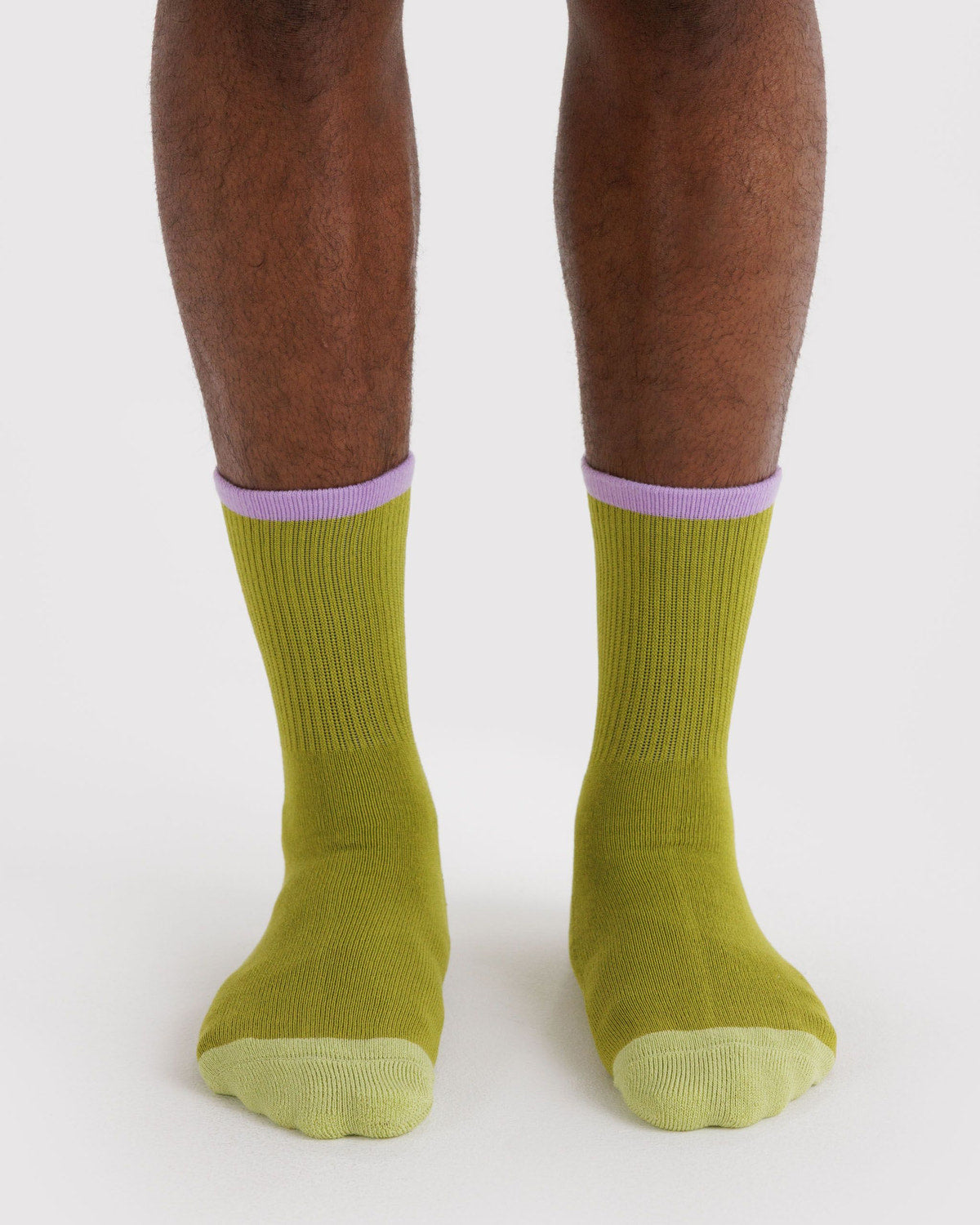 Ribbed Sock - Olive Mix