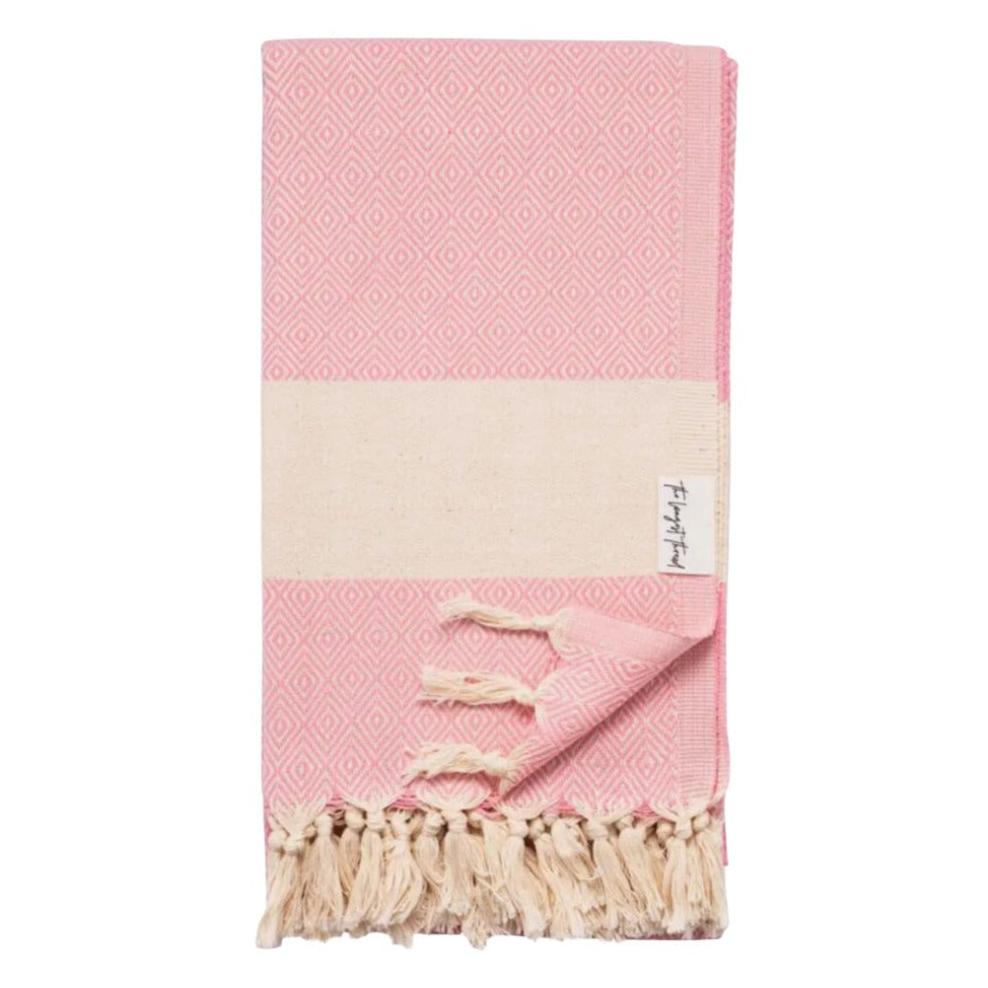 Diamond Pink Turkish Towel