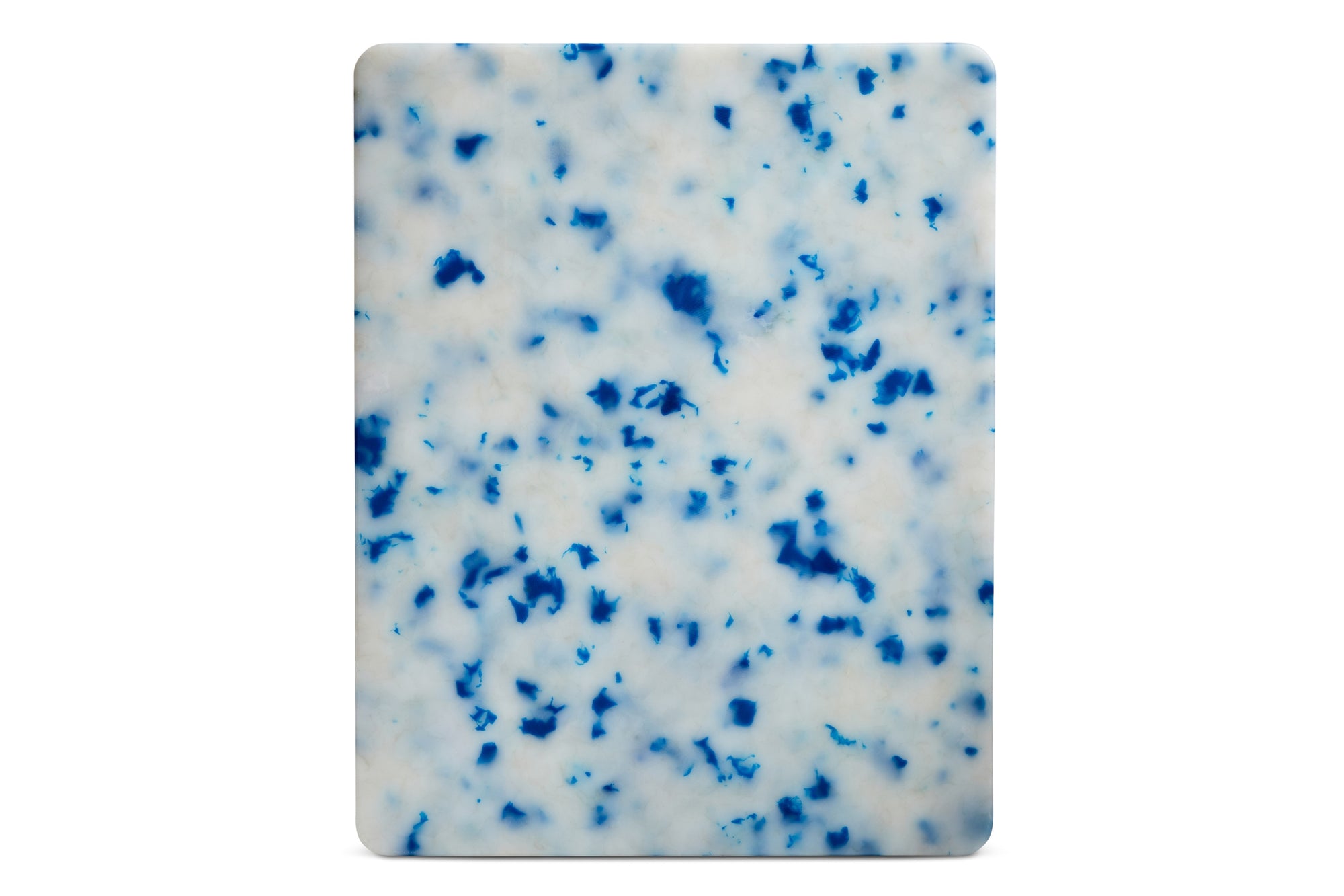 Recycled Plastic Cutting Board Blue Confetti (Medium)