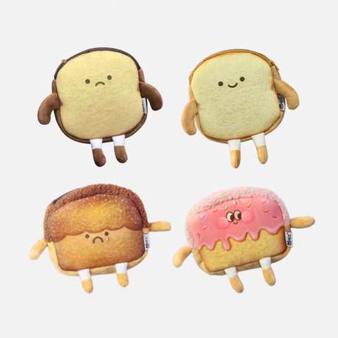 Cute Bread Friends Mini Crossbody Purse