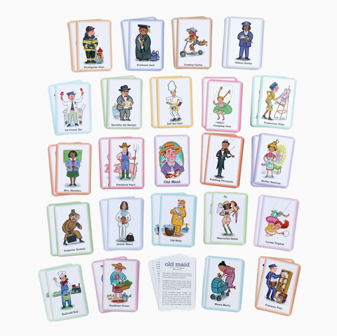 Old Maid Playing Cards