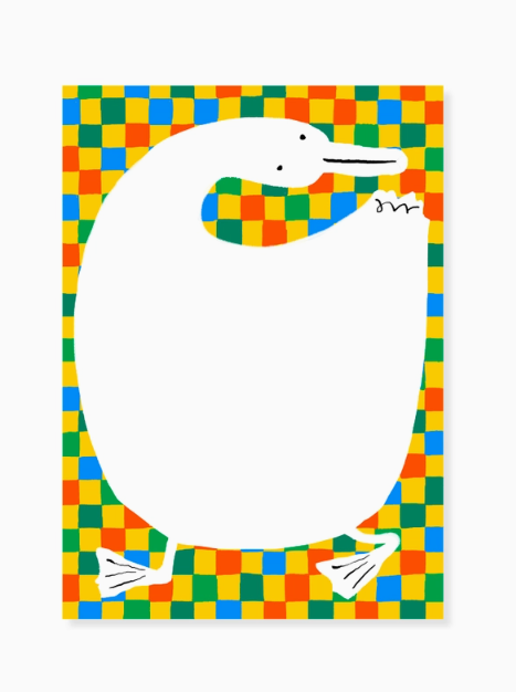 Duck Quilt Notepad