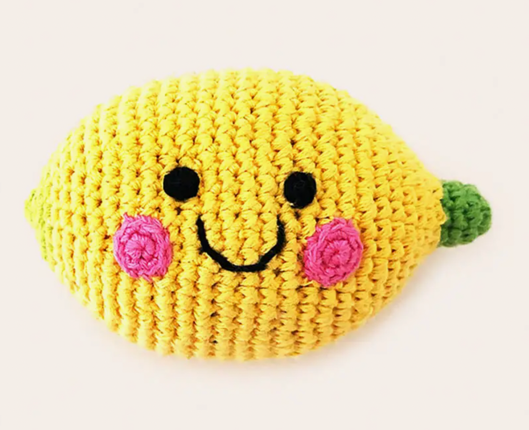 Crochet Fruits & Veggies Rattle