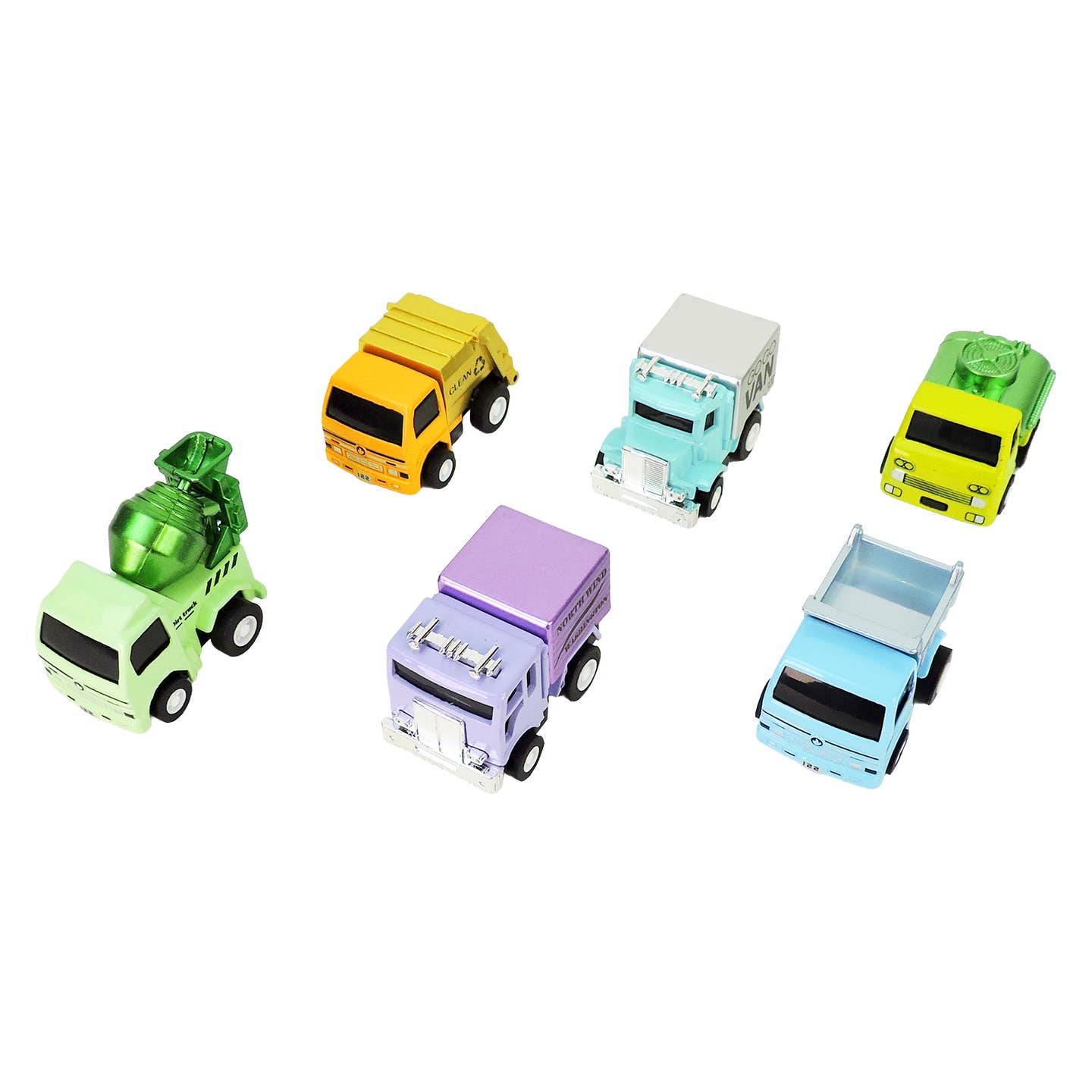 Rollin’ Medium Diecast Pull-Back Metallic Truck