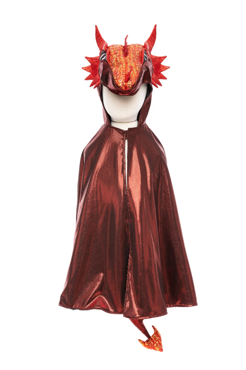 Ruby The Metallic Dragon Cape, Size 3-4