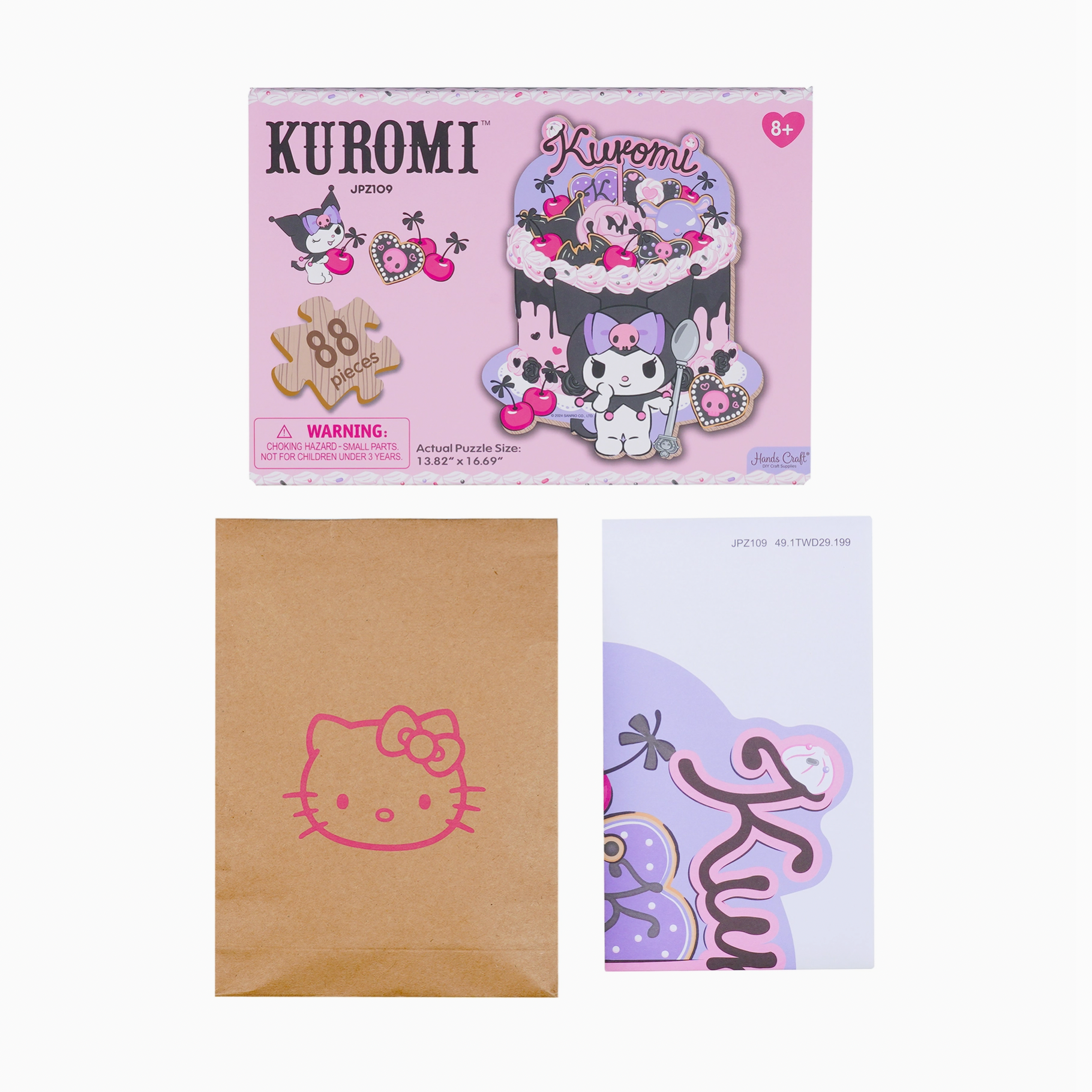 Sanrio Hello Kitty® Jigsaw Puzzle: Kuromi Cherries and Cookies