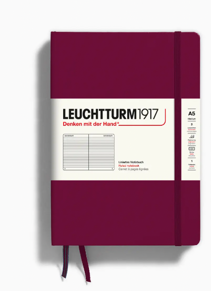 Hardcover Ruled A5 Notebook - Stay Forever