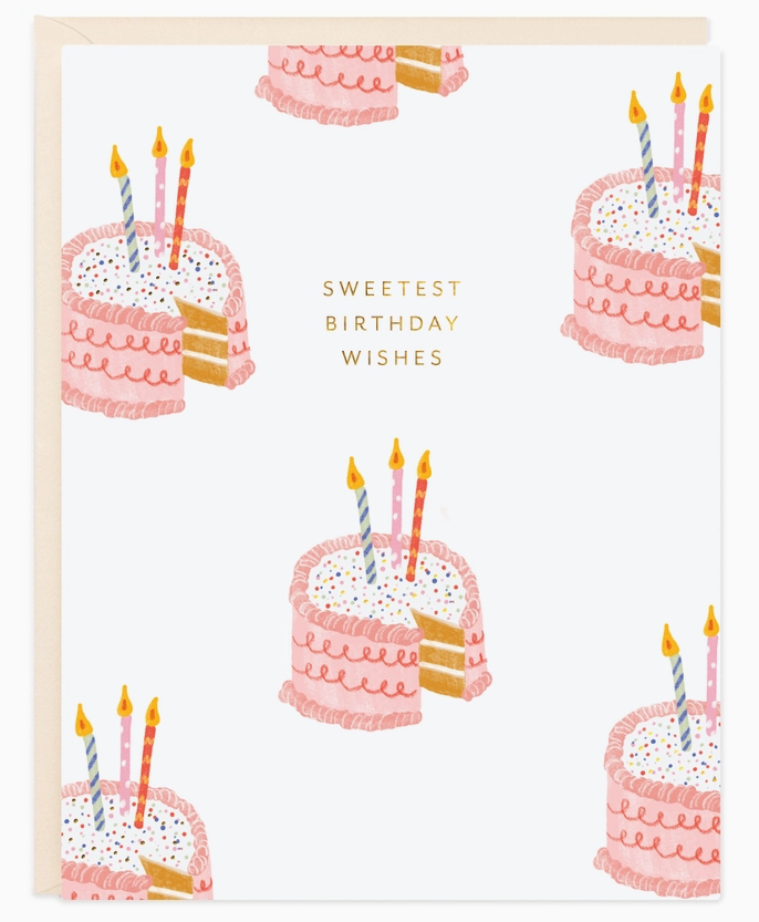 Sweetest Birthday Cake Card