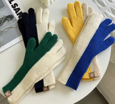 Two-Toned Touchscreen Gloves