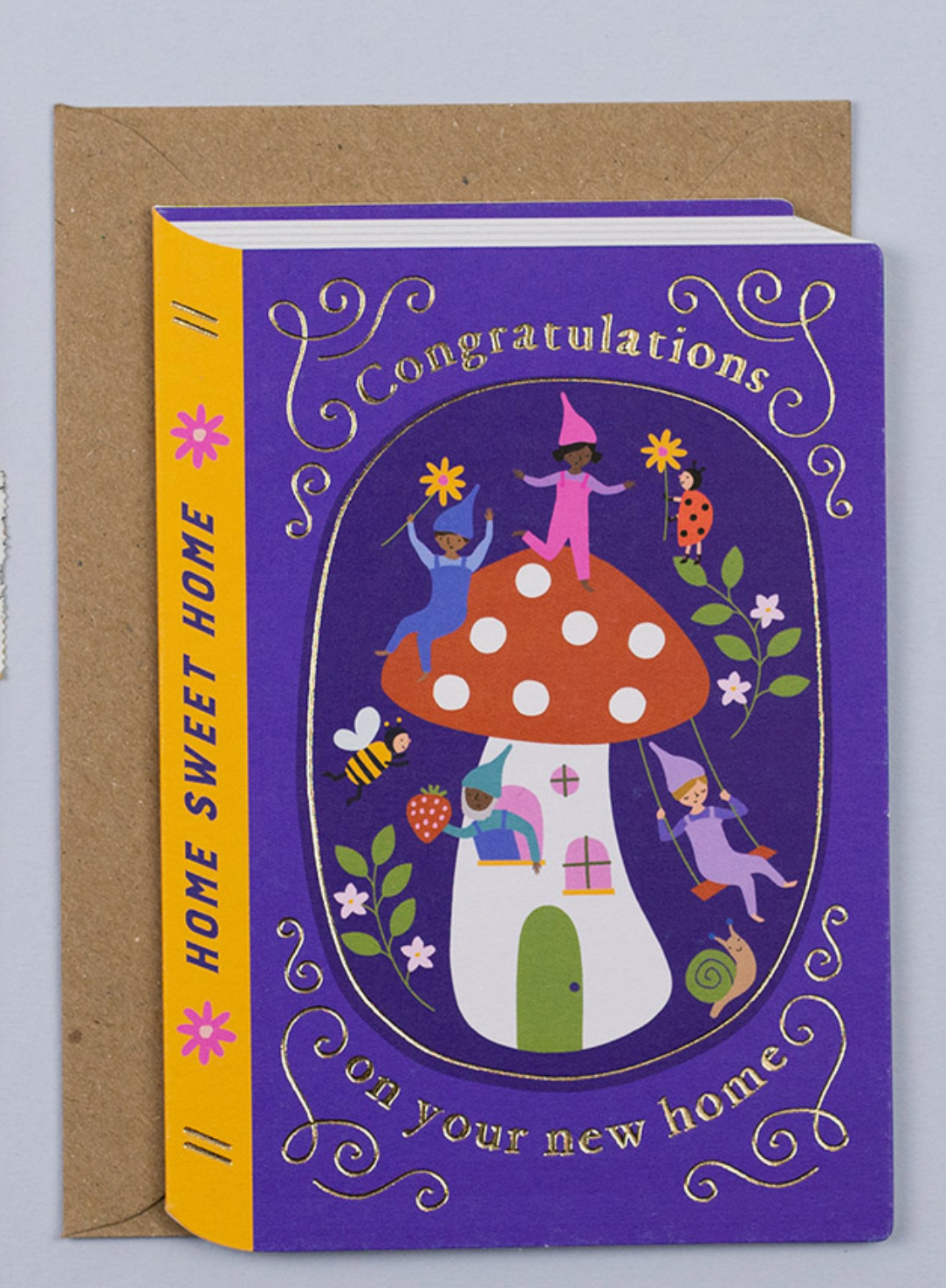 Mushroom House New Home Card