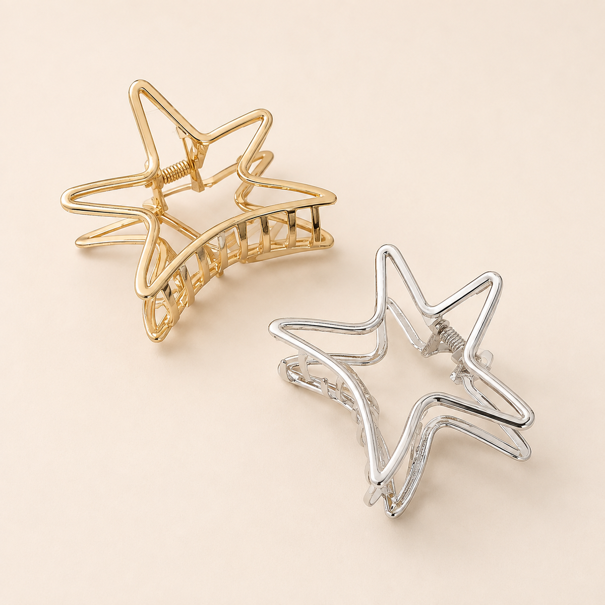 Metal Star Claw Clip