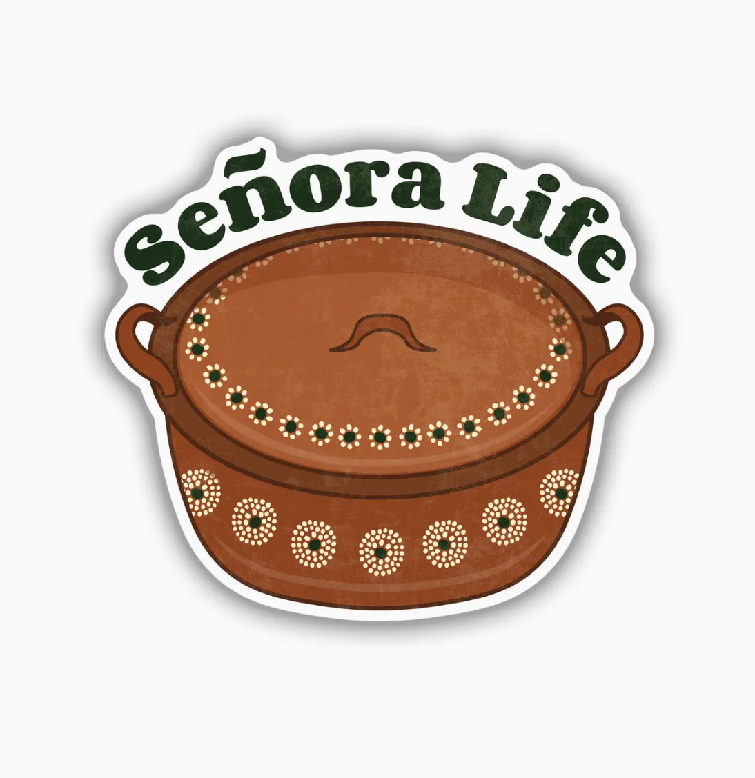 Señora Life Mexican Vinyl Sticker