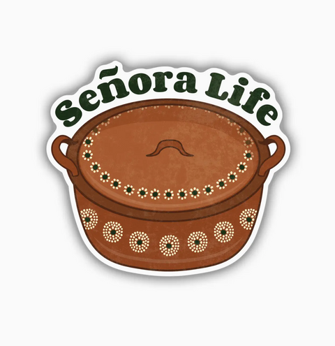 Señora Life Mexican Vinyl Sticker