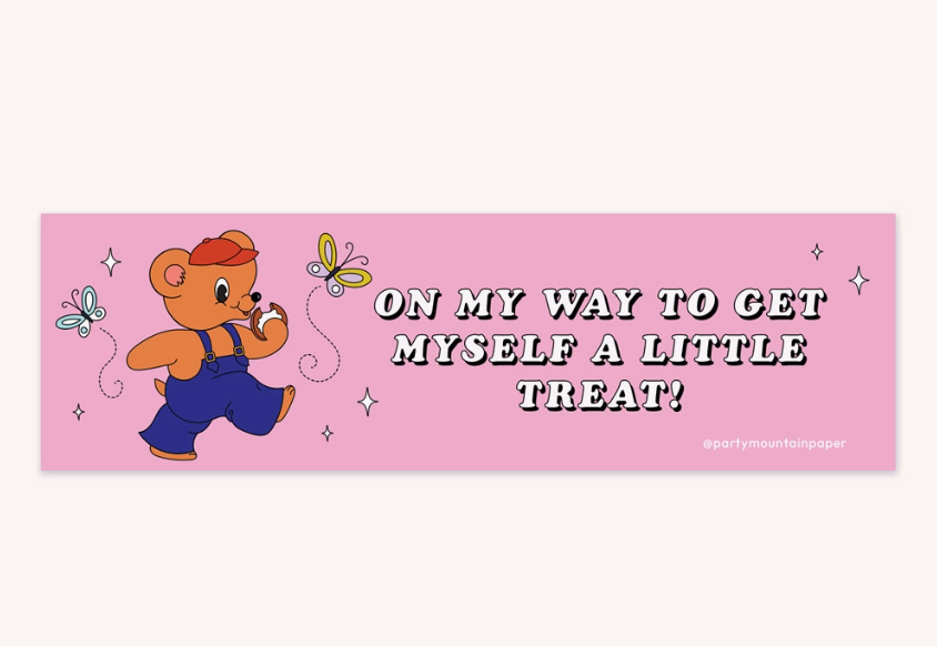 On My Way Bumper Sticker