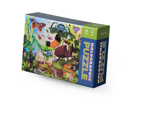 50 Pc Boxed Mini Holo Puzzle Backyard Bugs