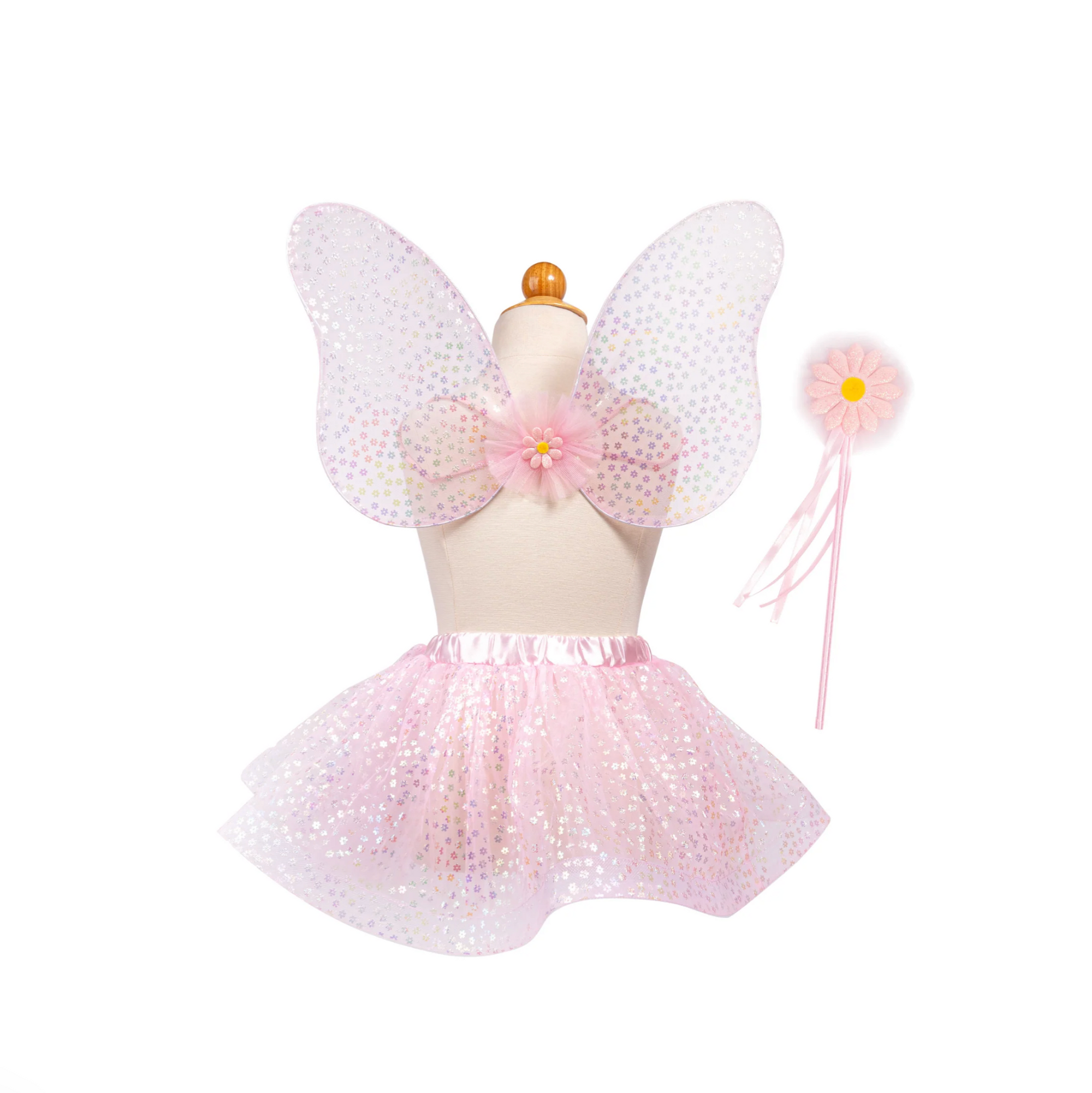 Crazy for Daisies Tutu, Wand & Wing Set, 4-6
