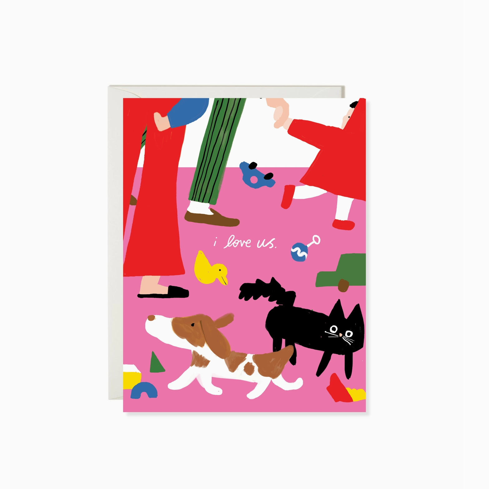 I Love Us Family Card