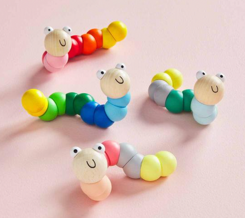 Wooden Wiggly Worm