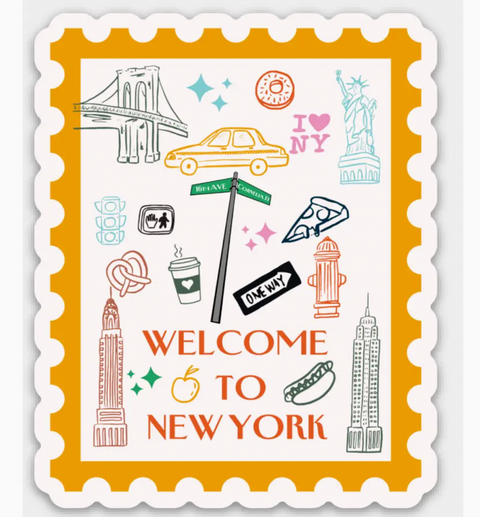 New York Stamp Sticker (Taylor Swift)
