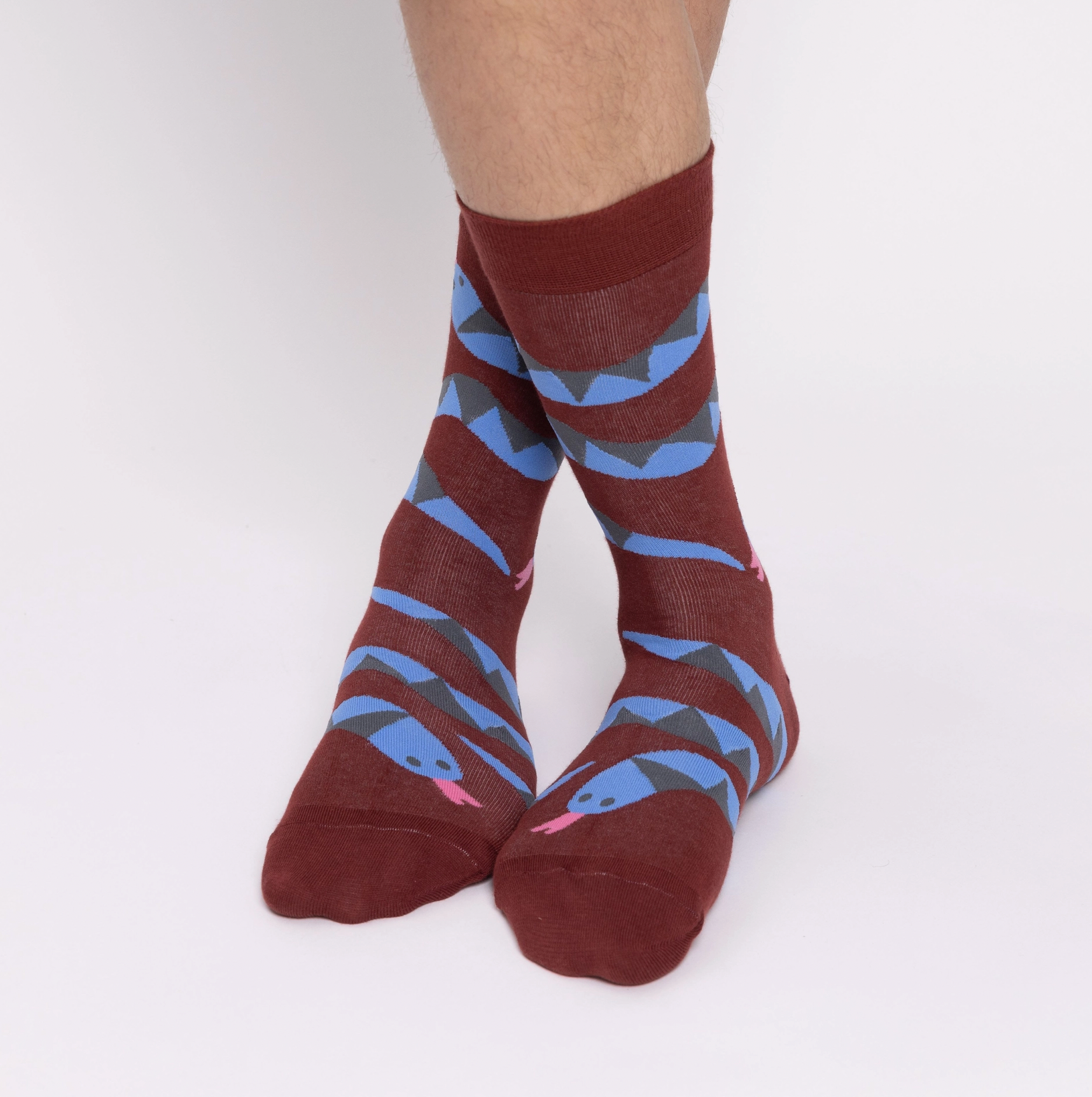 Snakes - Large Crew Socks