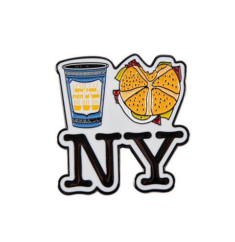 Bacon Egg & Cheese New York Enamel Pin