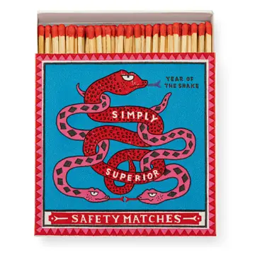 Year of the Snakes - Square - Safety Matches
