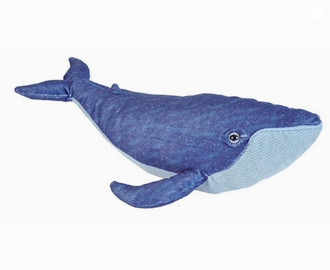 Blue Whale Stuffed Animal 12"