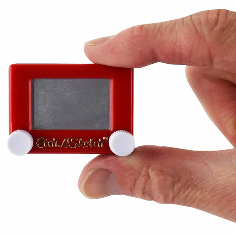 World's Smallest Etch a Sketch