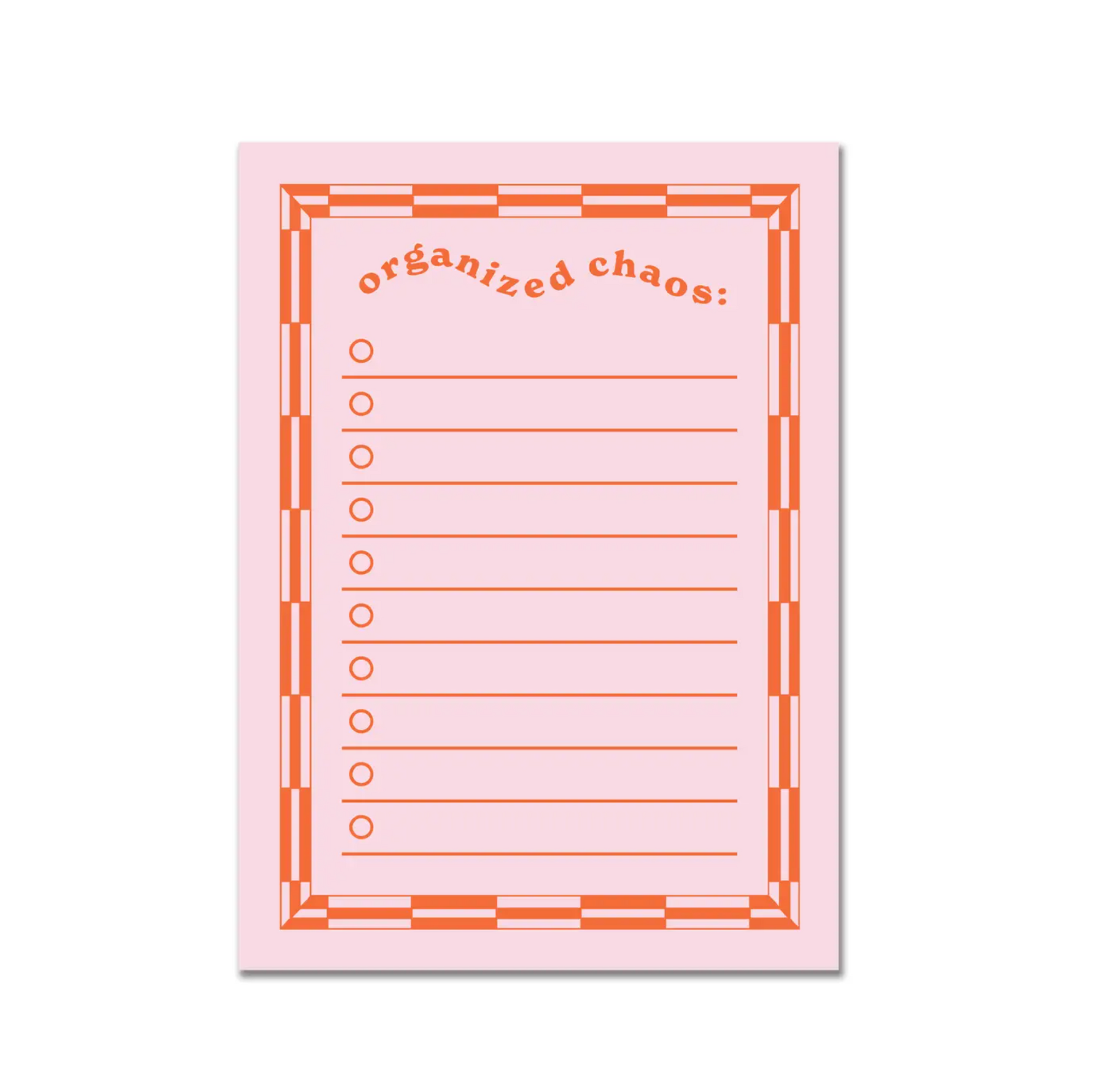 Organized Chaos Notepad