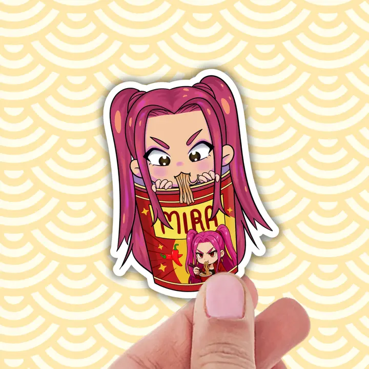 Kpop Mira Ramen Sticker