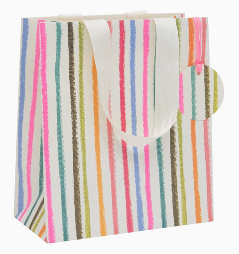 Vertical Stripes Medium Gift Bag