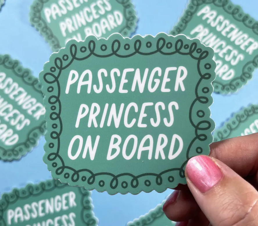Passenger Princess Sticker