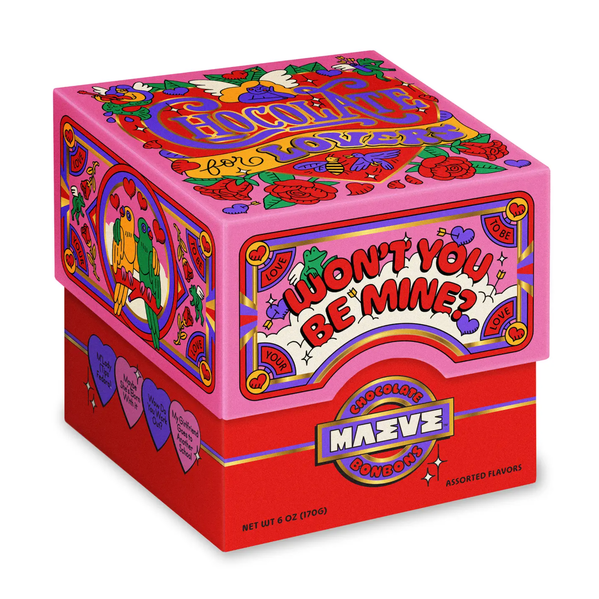 Chocolate For Lovers Bonbon Box - 6oz