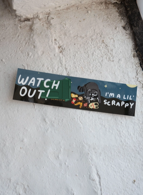 Scrappy Bumper Sticker