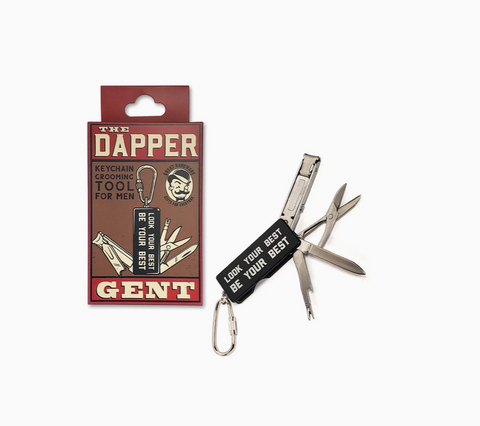 "the Dapper Gent" Men's Keychain Manicure Kit