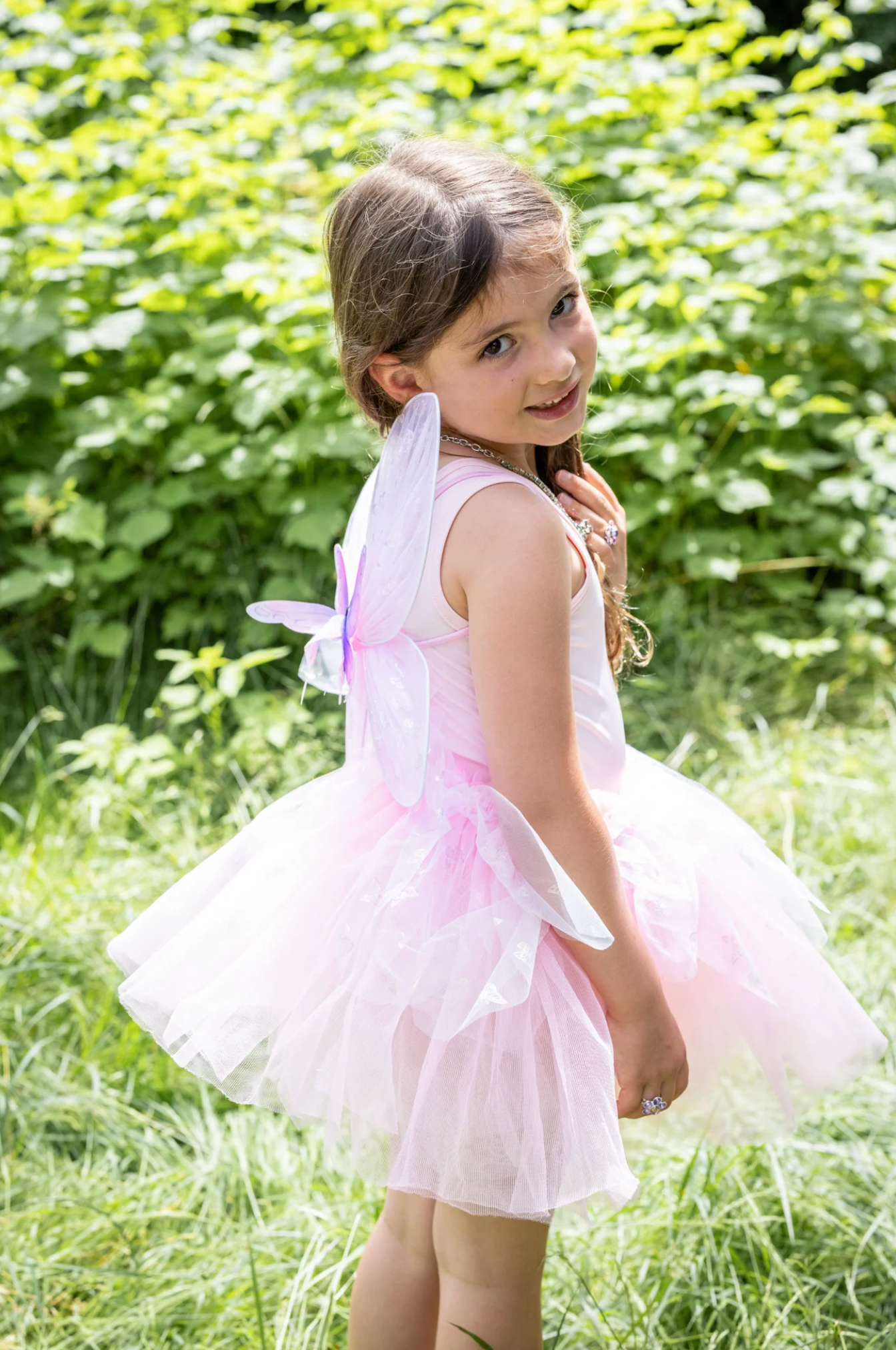 Flutter Butterfly Skirt & Wings, Pink, Size 4-6