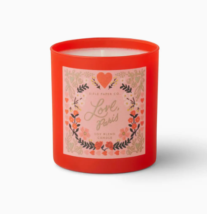 Love, Paris 9 oz Glass Candle