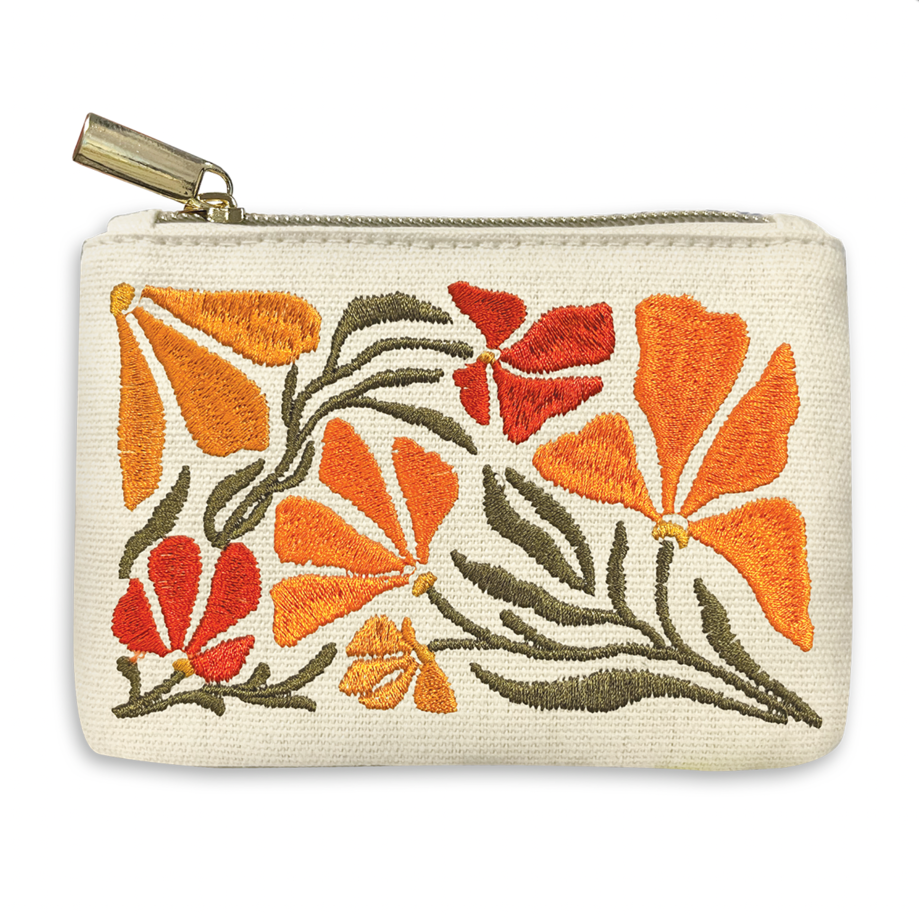 Coin Pouch Flower Market Poppy