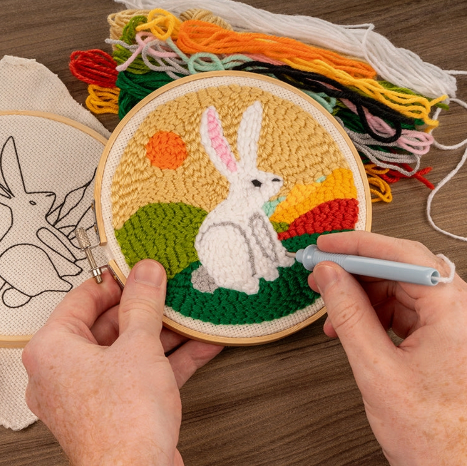 Hare Punch Needle Kit