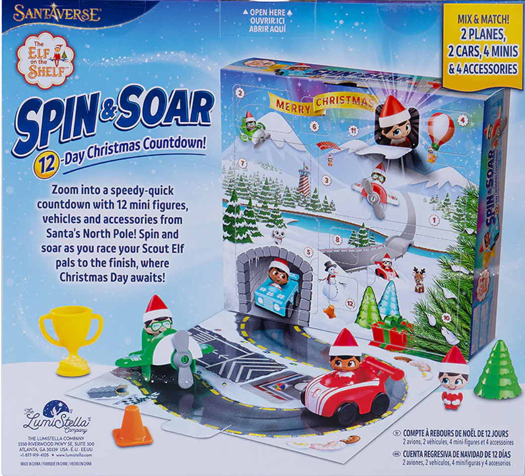 Spin & Soar 12-Day Countdown to Christmas Advent Calendar