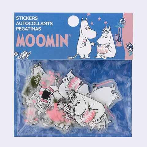 Moomin Character Flake Sticker Set