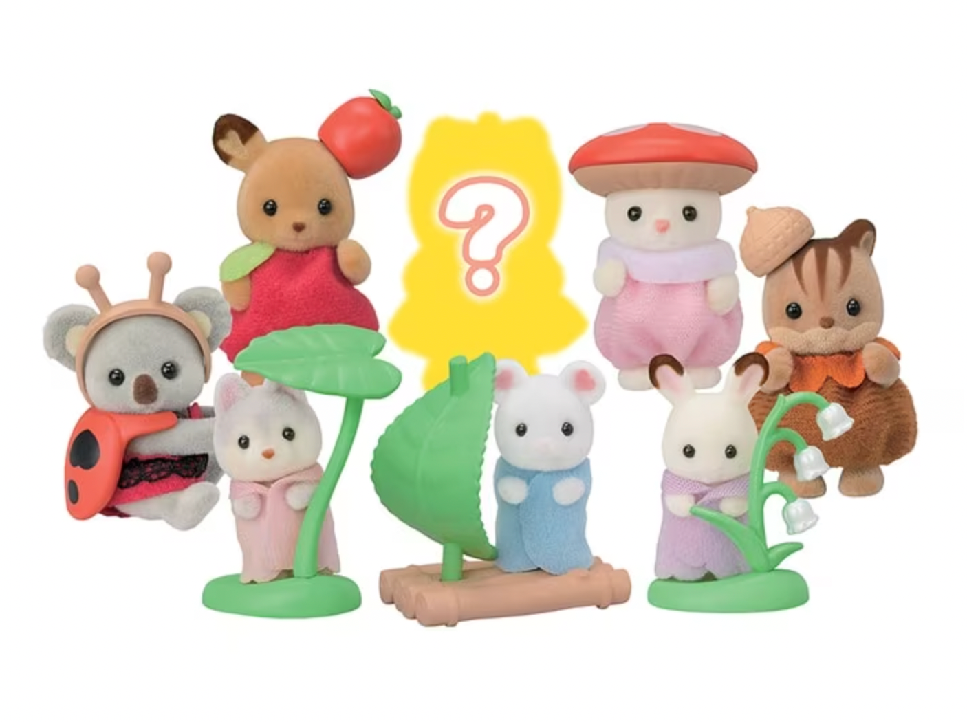 Calico Critters Baby Collectibles - Baby Forest Costume Series