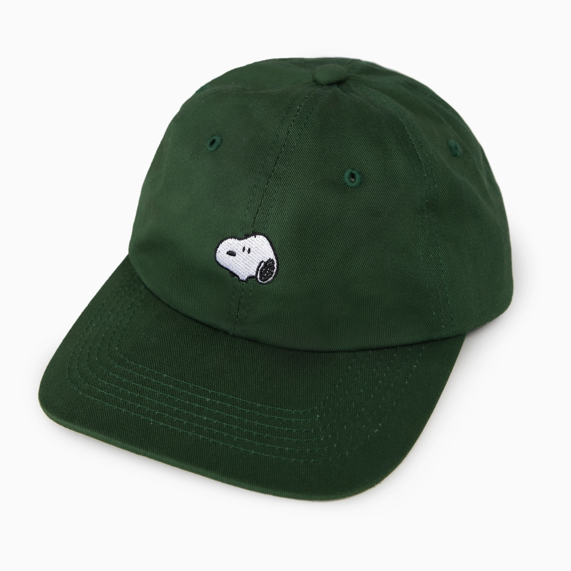 Peanuts® - Snoopy Embroidered Dad Hat (Forest)