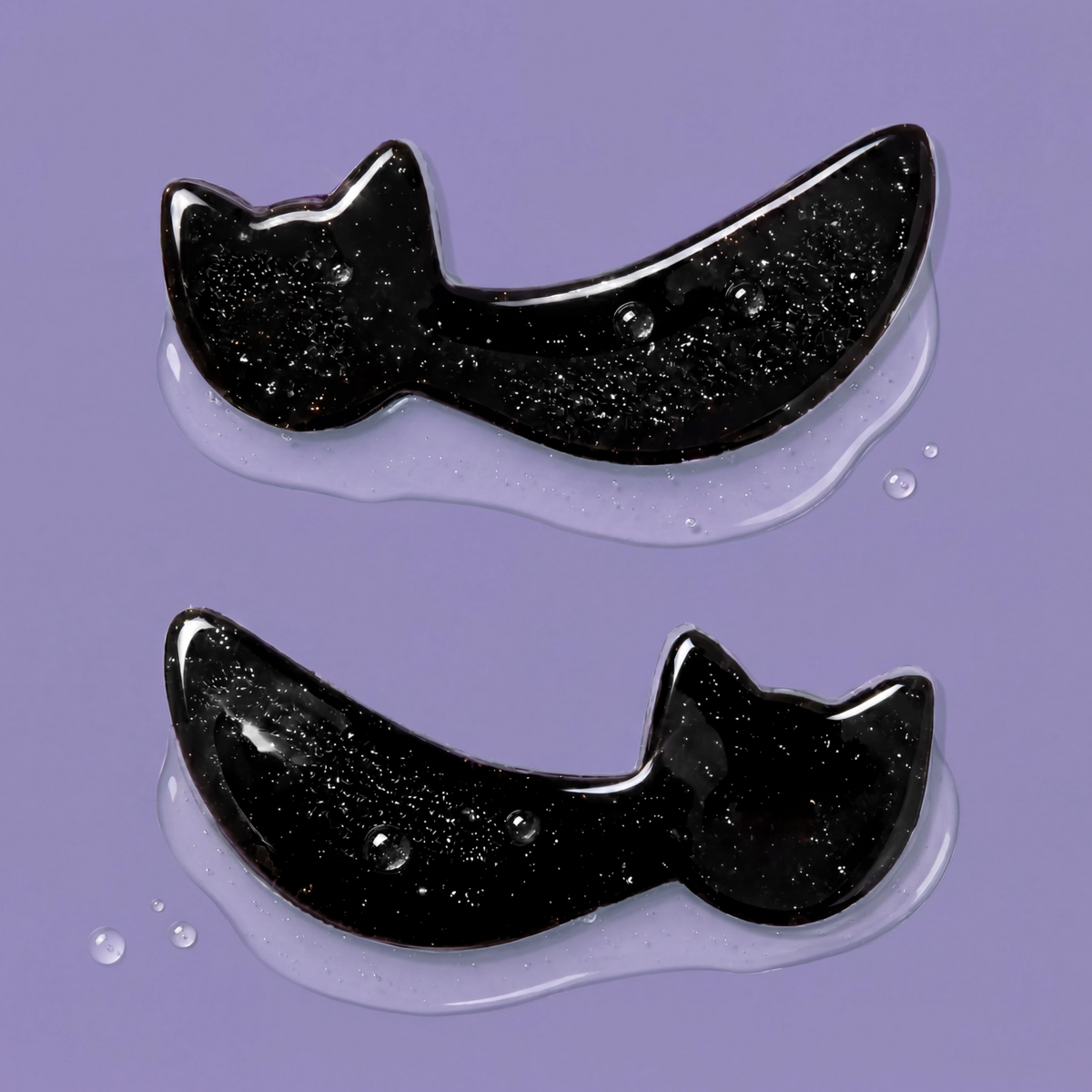 Halloween Cat Eye Hydrogel Undereye Patches 8 Pack