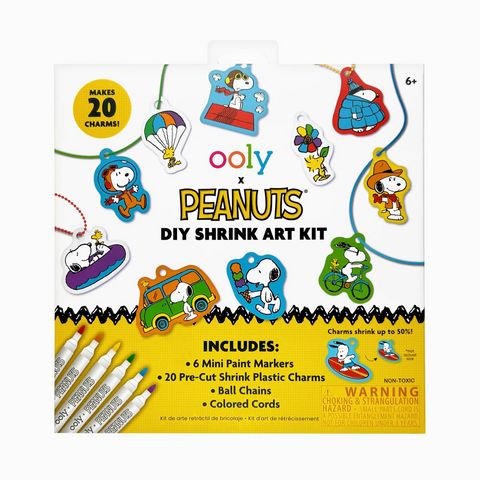 OOLY X Peanuts DIY Shrink Art Kit